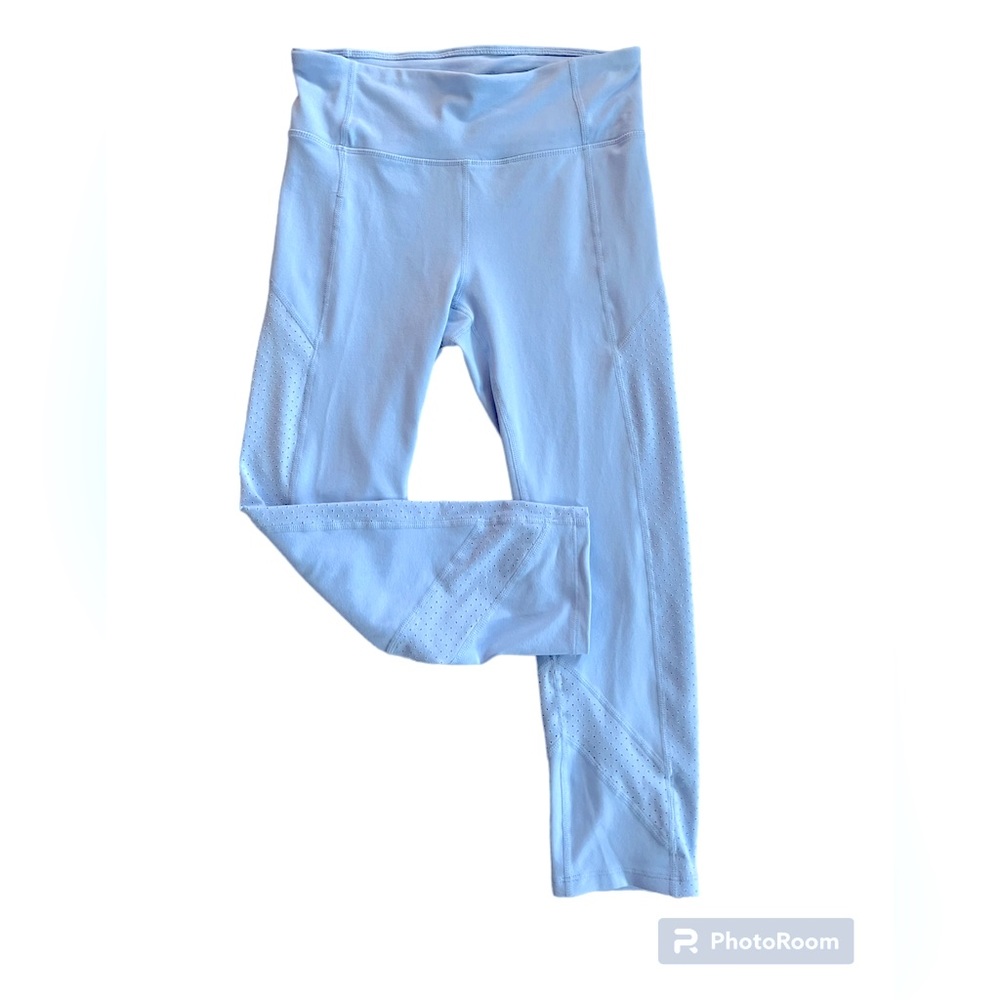 Girls Rock Wear leggings light blue size 8